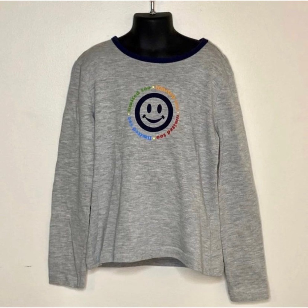 Vintage 1990s Limited Too Happy Face Shirt‎